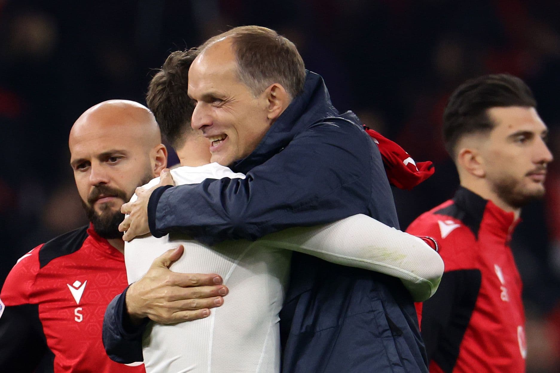 Thomas Tuchel, Head Coach of England, celebrates following the FIFA World Cup 2026